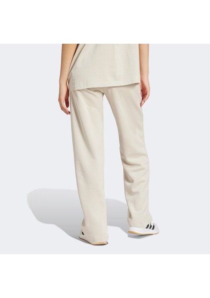 Essentials Small Logo Feel Cozy Open Hem Kadın Bej Eşofman Altı.- modelleri