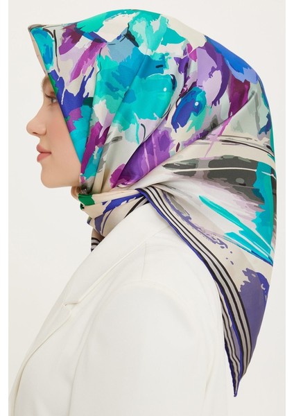 Nostalji Serisi Twill Ipek Eşarp 8713D-51 fırsatları