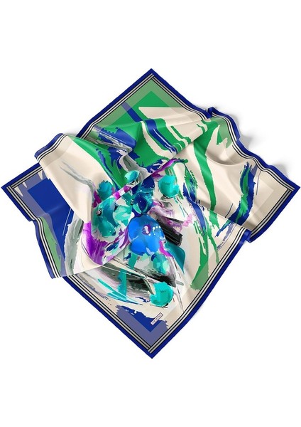 Nostalji Serisi Twill Ipek Eşarp 8713D-51