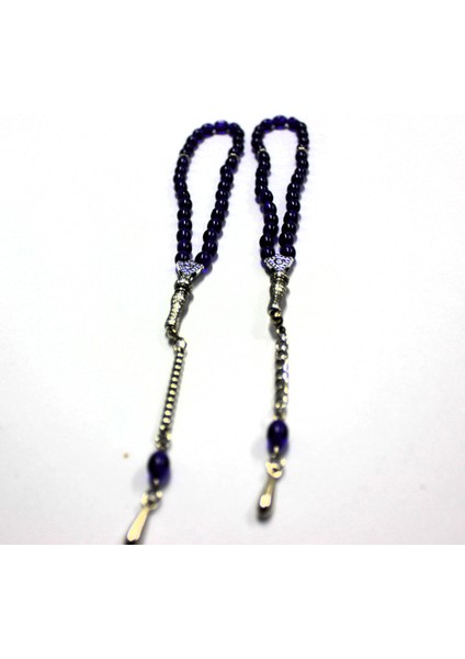 Oniks Taşı 2’li Cam Tesbih Seti - Hediyelik Aksesuar & Bujiteri & Lacivert fiyatları