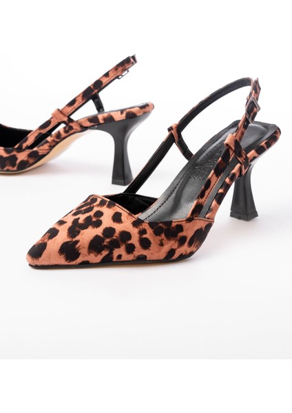 Kadın AYAKKABIST-002 Leopar Günlük 7 cm Topuklu Bayan Ayakkabı fırsatları