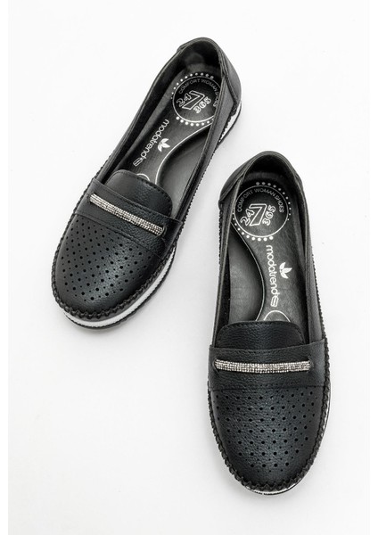 Kadın Taşlı Günlük Babet SİYAH SULTAN indirimleri