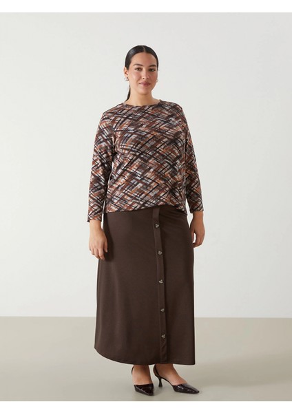 Lcw Grace Kahverengi Beli Lastikli Kadın Etek fiyatları