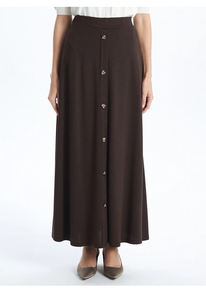 Lcw Grace Kahverengi Beli Lastikli Kadın Etek modelleri