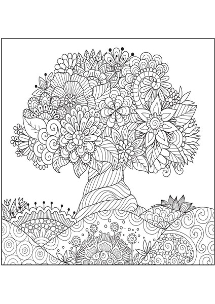 Karatay Colouring Relax Mandala Natürel Doğa fırsatları