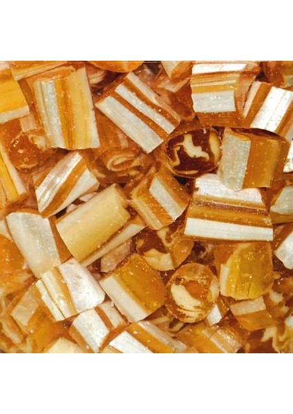 Çizgili Limon Aromalı Akide Şekeri (Makas) 1 kg