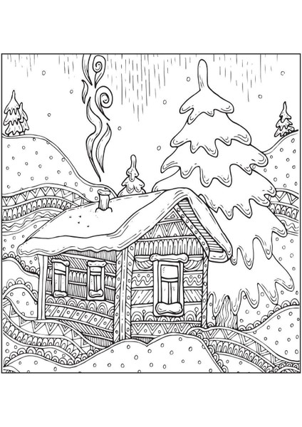 Karatay Colouring Relax Mandala Natürel Doğa