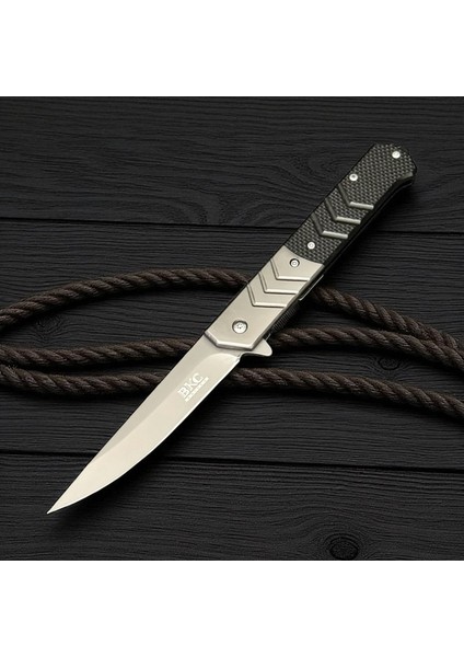 Siyah Ultra Keskin Çelik Çakı