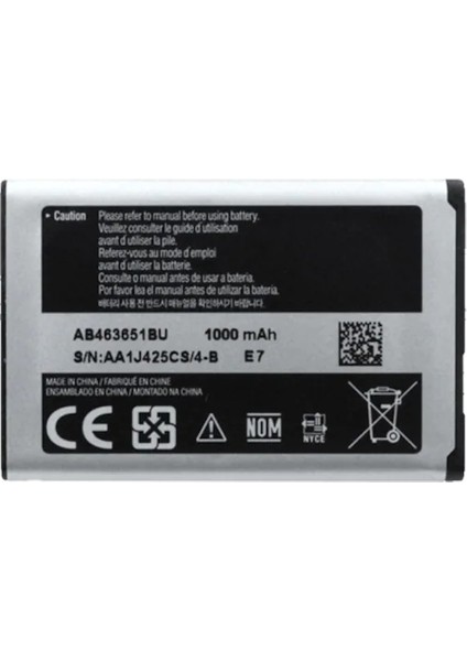 Samsung GT-C3200 Monte Batarya