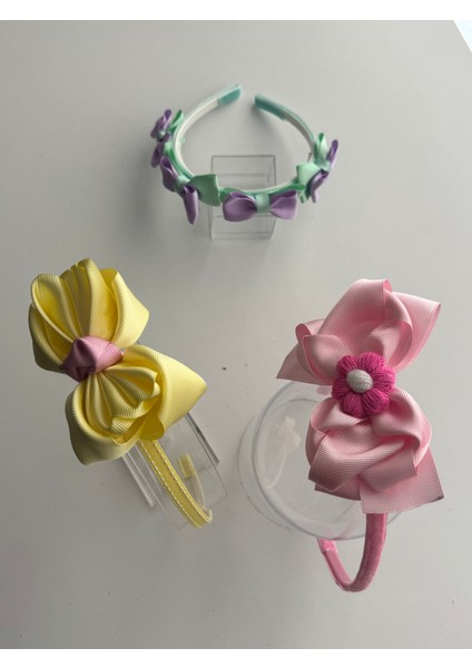 Kız Çocuk Için Taç Seti – Modern ve Sevimli 3’lü Kombin