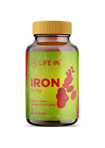 In Demir Tablet – Demir ve Vitamin Takviyesi, 30 Tablet