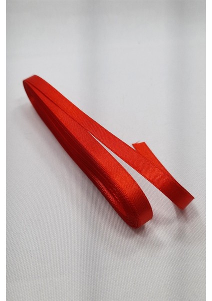 Saten Kurdele 10MM(1CM) %100POLYESTER 10MT Kırmızı