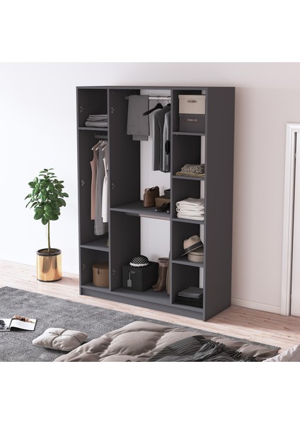 %100 Mdflam 4 Kapaklı Gardrop 120CM G-08 fırsatları