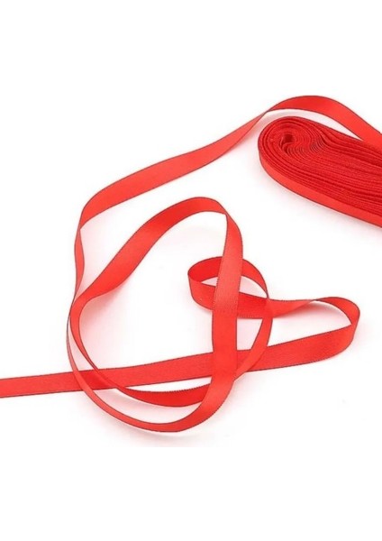 Saten Kurdele 10MM(1CM) %100POLYESTER 10MT Kırmızı fırsatları