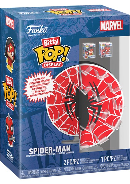 Bitty Pop Display: Marvel- Spider-Man Web