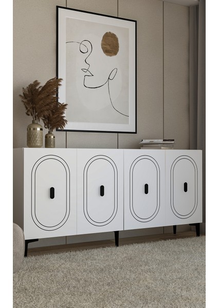 Wenyct (KB150) Konsol Beyaz-Beyaz indirimleri