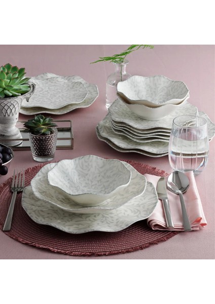 Nesrin 24 Parça 6 Kişilik Yemek Takımı 11287 fiyatları