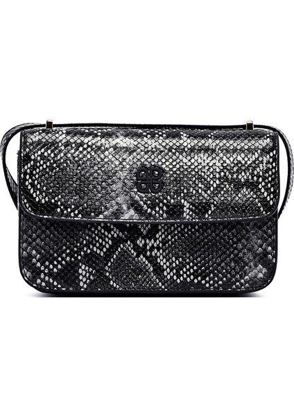 Kadın Siyah Uzun Askılı Desenli Çapraz Çanta 25ABD243526 modelleri