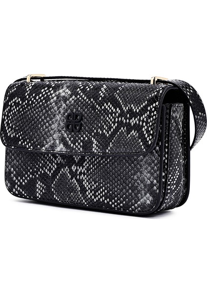 Kadın Siyah Uzun Askılı Desenli Çapraz Çanta 25ABD243526 indirimleri