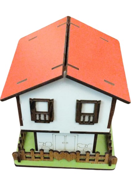 Ev Şeklinde Çok Amaçlı Mdf Kutu: Şekerlikten Takı Kutusuna Renkli ve Şık Bir Çözüm