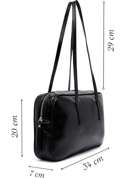 Kadın Siyah Omuz Çantası 25ABD244318 fiyatları