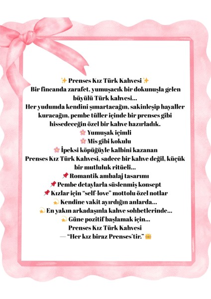 Prenses Türk Kahvesi 2'li fiyatları