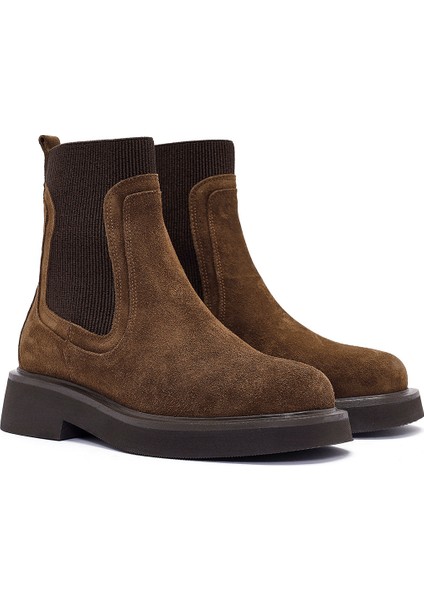 Kadın Taba Süet Deri Chelsea Bot 25WFD200310 fırsatları