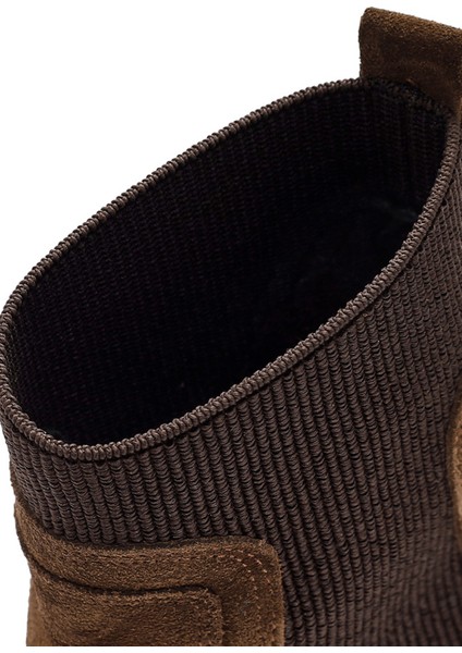 Kadın Taba Süet Deri Chelsea Bot 25WFD200310