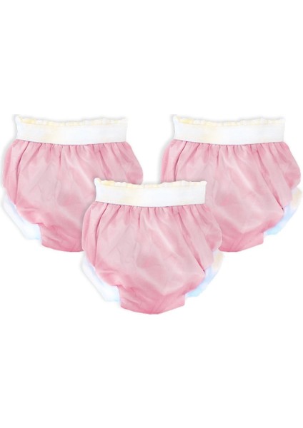 Pierre Cardin 3'lü Alıştırma Külodu 10-15KG - Pembe