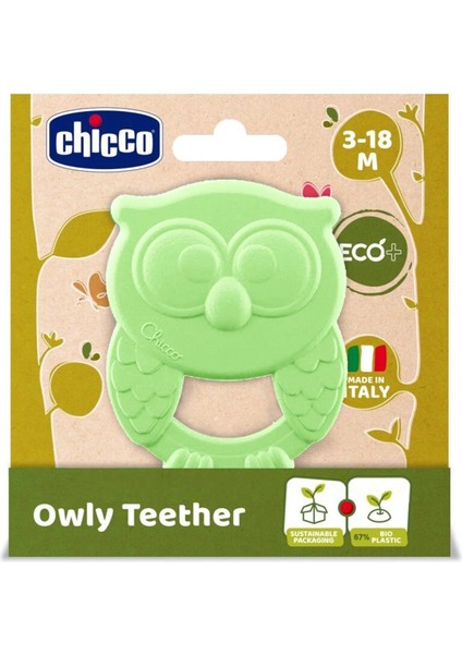 Chıcco Owly Diş Kaşıyıcı 3-18 Ay - Yeşil