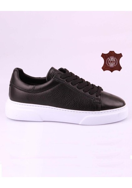 Hakiki Deri Ortopedik Ultra Yumuşak Eva Tabanlı Trend Sneaker 347-10
