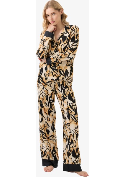Kadın Pijama Takımı 51926 - Desenli modelleri