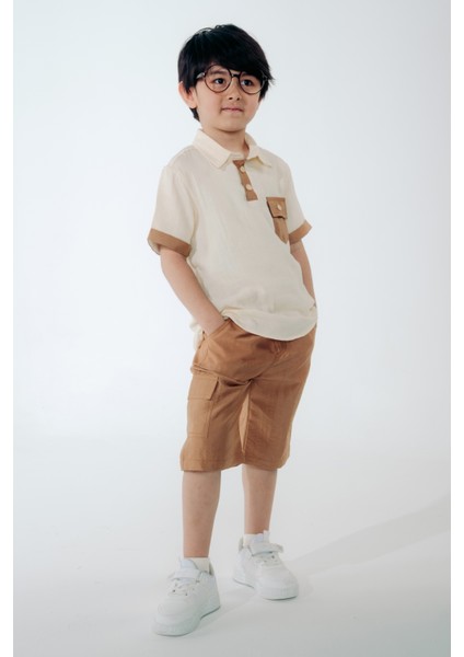 Erkek Çocuk Yazlık Pamuklu Alt Üst 2'li Takım