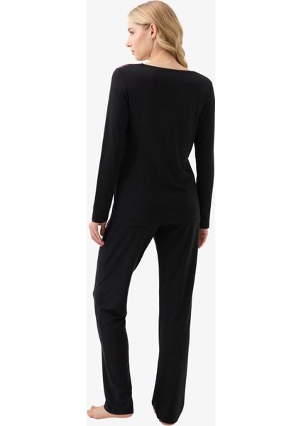Kadın Pijama Takımı 51902 - Siyah fiyatları
