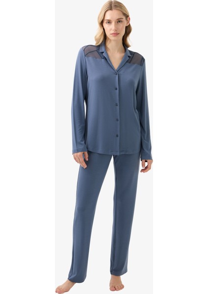 Kadın Pijama Takımı 51932 - Mavi fiyatları