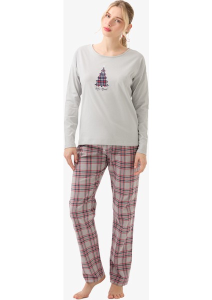 Kadın Pijama Takımı 51967 - Gri fırsatları