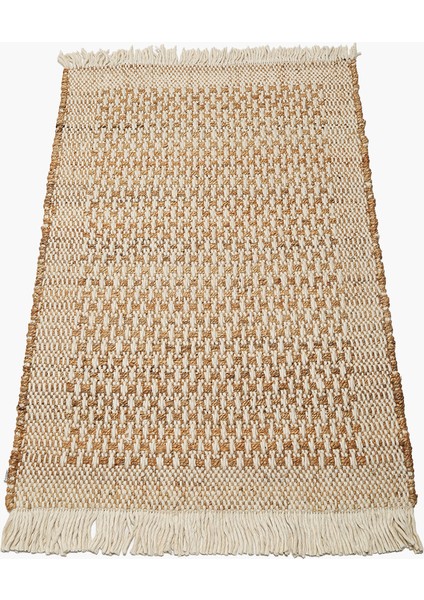 Rumson %35 Yün %65 Jüt El Dokuması Halı 90X140 cm