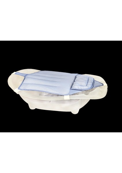 Sema Baby Köpüklü Kafa Destekli Bebek Banyo Filesi - Mavi