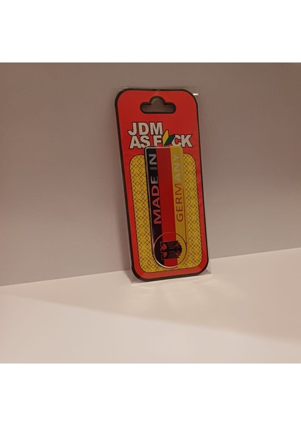 Made In Germany Yapıştırma Arma Sitcker Aluminyum 9,5x3 cm 2li Set