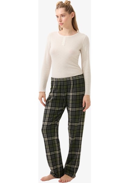 Kadın Pijama Altı 51938 - Yeşil