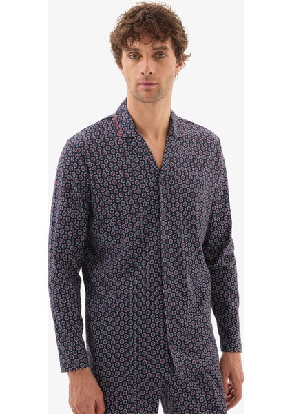 Erkek Pijama Takımı 40786 - Desenli