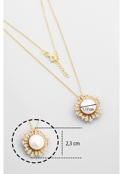 Rönesans 18 Ayar Sarı Altın Kaplama 43 cm Gümüş Kolye modelleri