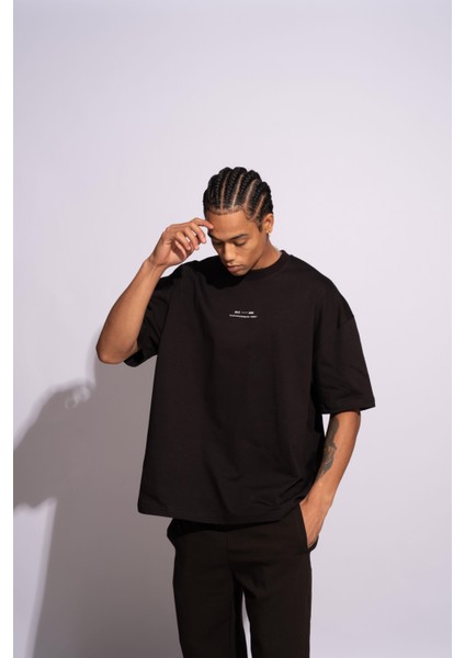 Erkek Oversize T-Shirt Ninja Siyah fiyatları