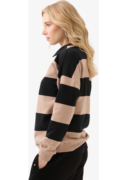 Kadın Sweatshirt 60592 - Siyah modelleri