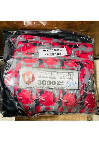 Hattat 3065 Bahçe Tipi Perkins Motor Traktör Su Geçirmez Brandası Lüx