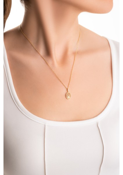 Hitit Tnrıçası 18 Ayar Sarı Altın Kaplama 45 cm Gümüş Minimal Kolye fırsatları