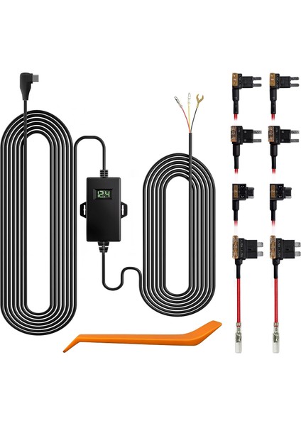 Tip C Hardwire Kit, 24 Saat Park Izleme, Pil Deşarj Korumalı, 1080P Dash Kameralar Için modelleri