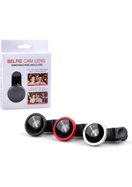 -Süper Geniş Açı Özçekim Kamera Lens Iphone 5/5 S/6/6 Artı Samsung Galaxy Not 3, 5 modelleri