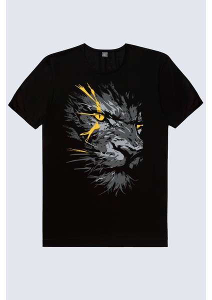 Sarı Gözlü Arslan Siyah Kısa Kollu Kadın T-Shirt fiyatları