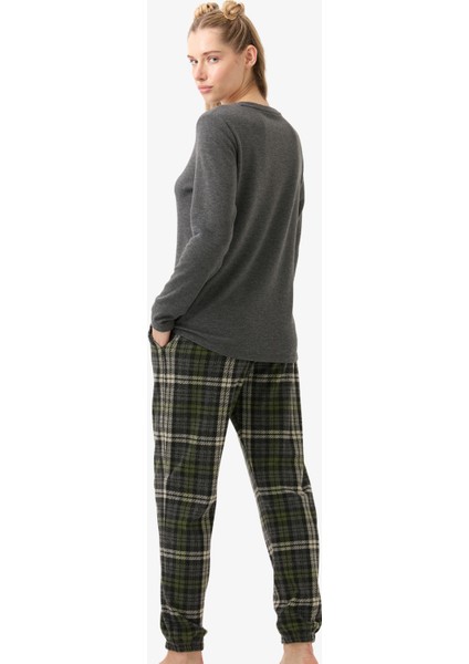 Kadın Pijama Takımı 51936 - Antrasit fiyatları